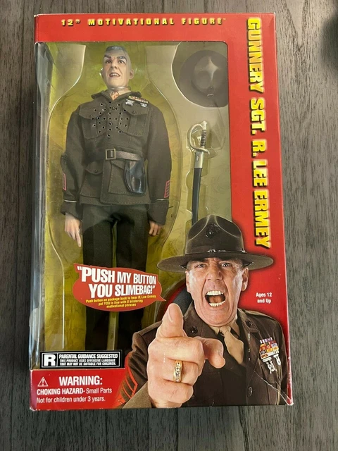 GUNNERY SERGEANT R Lee Ermey Action Figure In Original Box Excellent