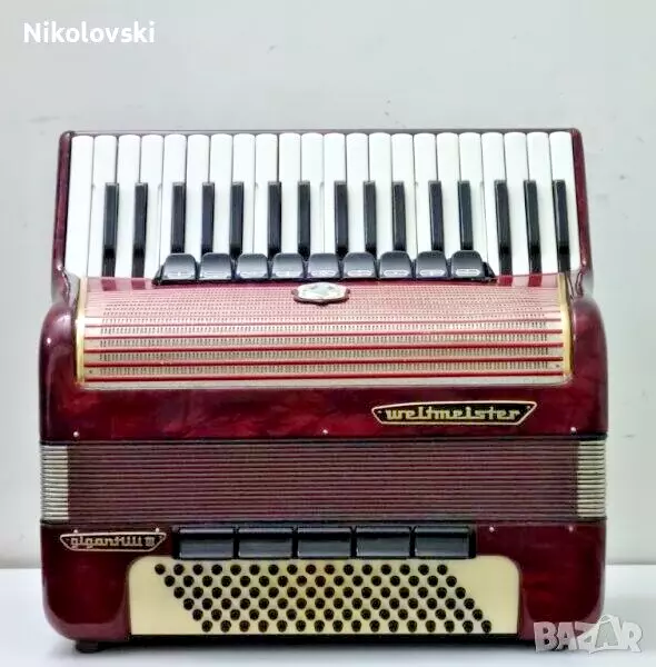 Weltmeister  Gigantilli akkordeon, accordion 96 bass with case