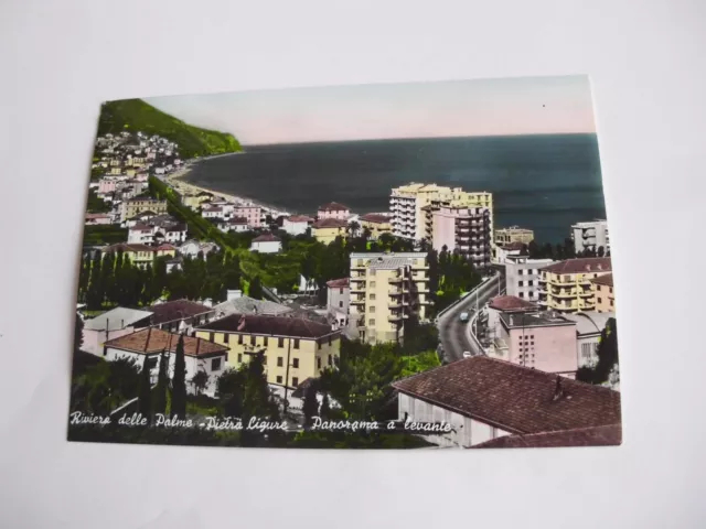 Savona - Riviera delle Palme Pietra Ligure panorama - spedita f. g. 1959