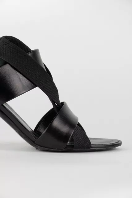 Balenciaga Elastic Strappy Heeled Sandal, size 38 3