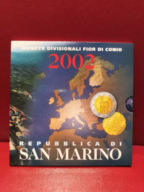 San Marino Serie Zecca Euro 2002 #Box