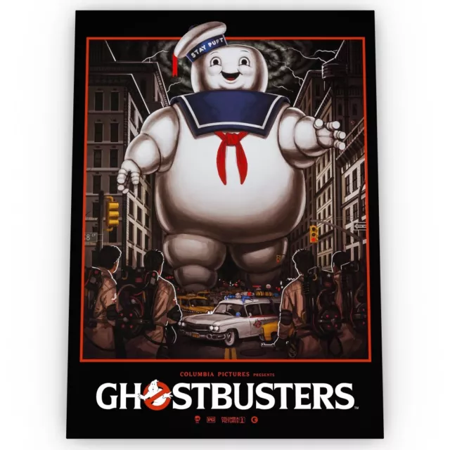 Ghostbusters Movie Poster Satin High Quality Archival Stunning A1 A2 A3