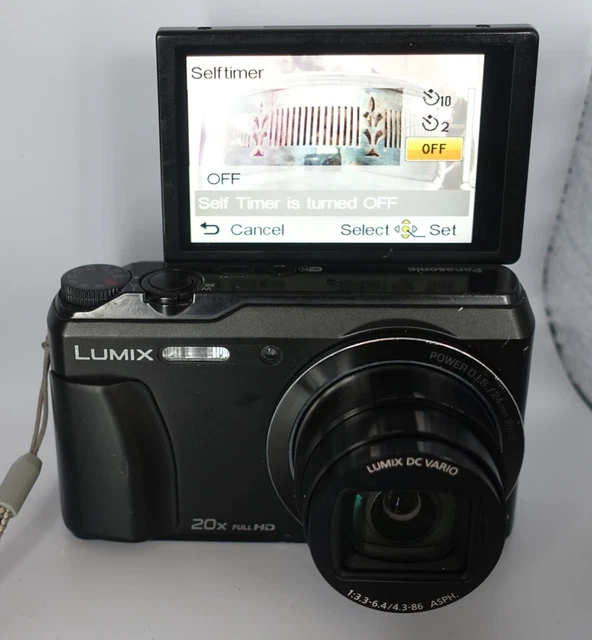 Panasonic LUMIX DMC-TZ55 16.0MP Digital Camera - Black