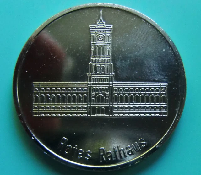 DDR MEDAILLE CA. 32mm Berlin - Rotes Rathaus EUR 2,50 - PicClick DE