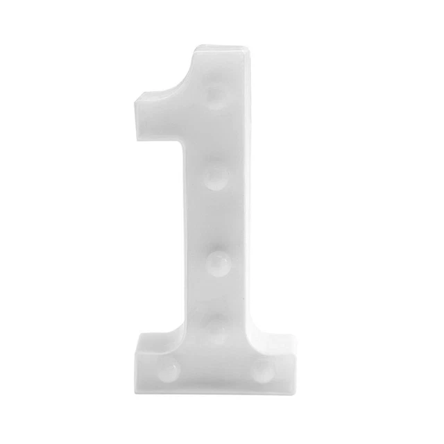 Lampada numero LED numero festa si accende numeri tendone numero luci
