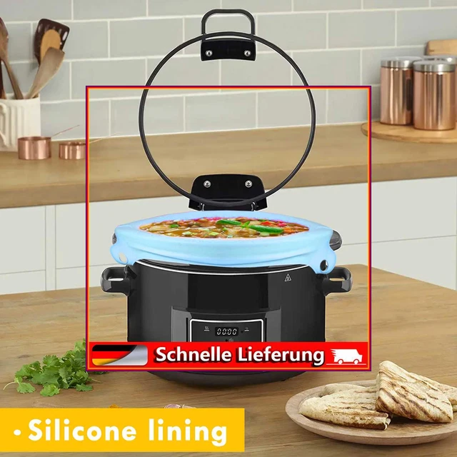 2 piezas Crockpot Liner antideslizante silicona de cocción lenta bolsa de cocina ayudante de cocina (