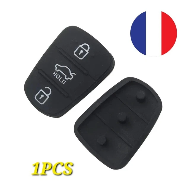 2 Coques Silicone Pour Clé Hyundai I40, I30, I20, I10, Ix20, Ix35… - Protection Antidérapante, Installation Facile