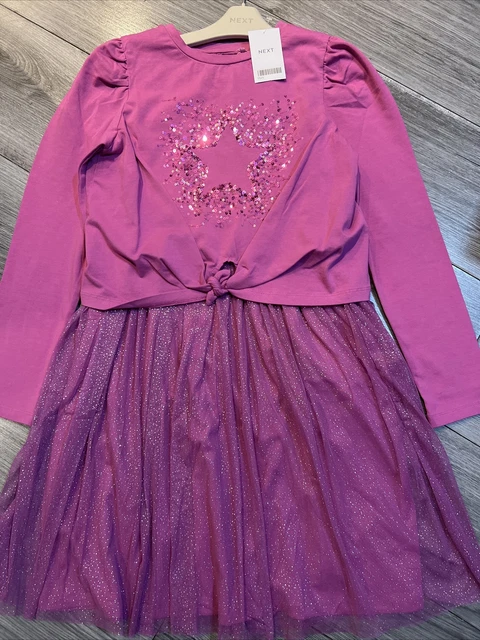 Next girls age 10 sequin jumper and tutu dress set BNWT 💖