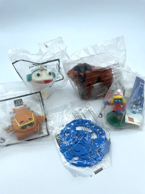 5x McDonalds Retro Happy Meal - Vintage Spielzeug - 90er - NEU