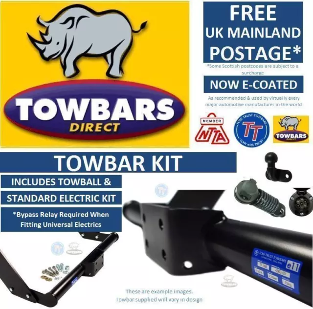 Flange Towbar For Iveco Daily Van, Chassis Cab & Combi MPV 1999 to 2014