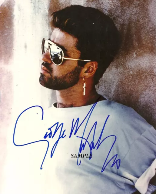 George Michael #10 Reprint Autographed 8X10 Signed Picture Photo Rp Gift Wham