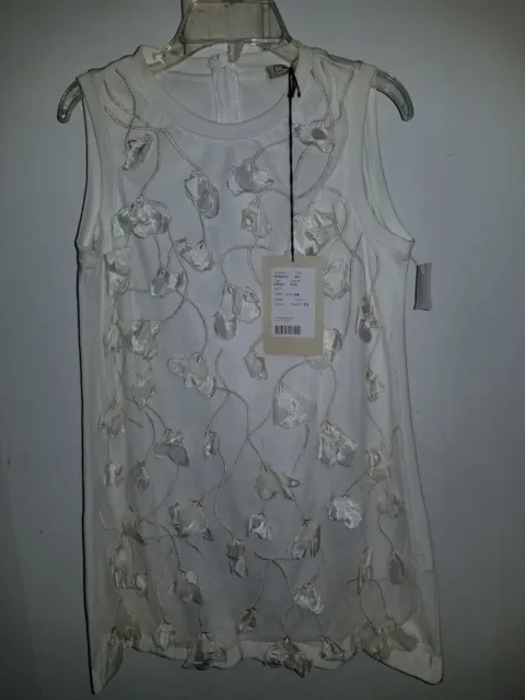 New Mimisol Made in Italy Ivory White Flowers PartyPageant Easter Dress Sz 6$199