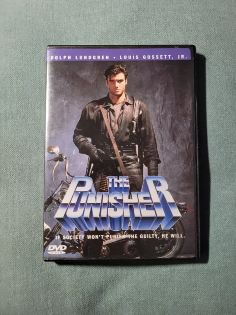 The Punisher 1989 DVD - Dolph Lundgren Louis Gossett Jr.