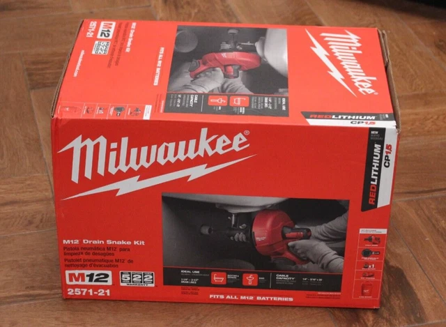 (MA2) Milwaukee 2571-21 M12 Drain Snake Kit *NEW*
