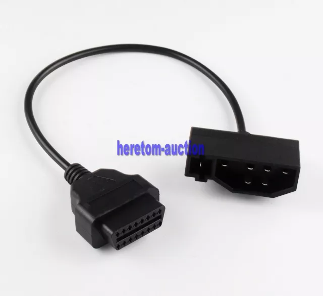 7Pin OBD1 to 16Pin OBD2 Convertor Adapter Cable For Ford Diagnostic Scanner New