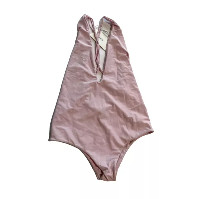 NWOT Mikoh Halter One Piece Swimsuit in Pink