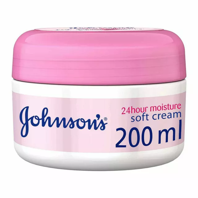 Johnsons 24 Heure Hydratation Doux Crème Pour Hydratation & Nutrition