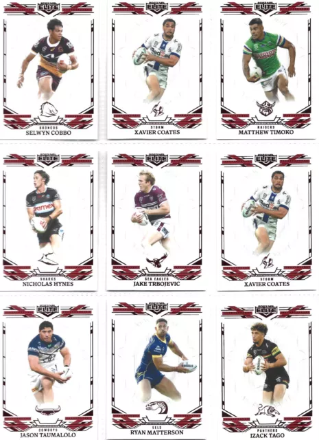 2023 NRL Elite Mojo Ruby #/44 Choose Your Card.  Limited Edition