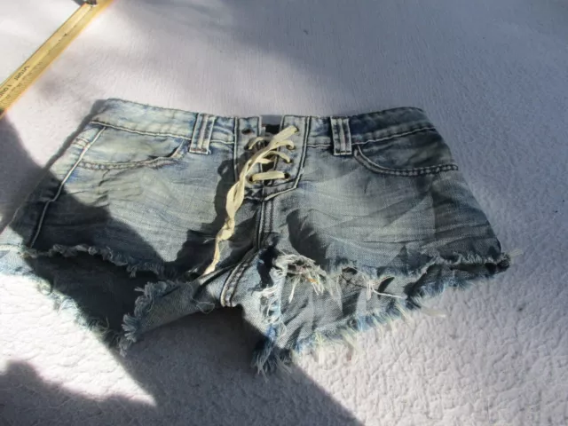 Womens Others Follow denim drawstring shorts sz 1