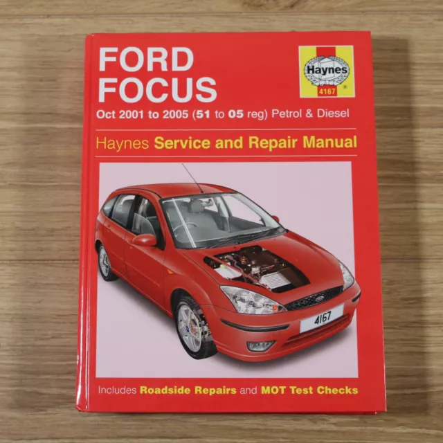 Ford Focus Haynes Service & Repair Manual Oct 2001 to 2005 (51 to 05 reg) 4167
