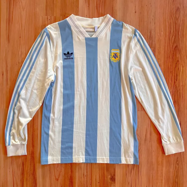 adidas Originals Retro Argentina Soccer Jersey In Blue CE3732
