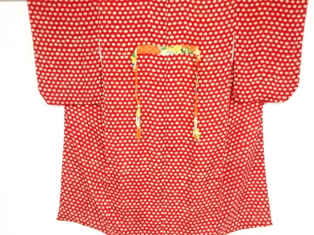 09522# Japanese Kimono / Antique Juban / Flower