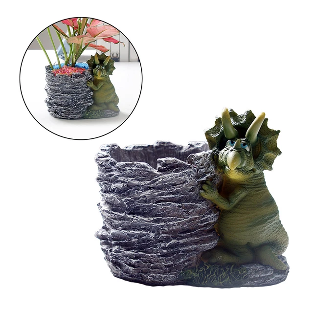 Harz Blumentopf für Sukkulenten Tier Pflanzer Home Office Desktop Crafts