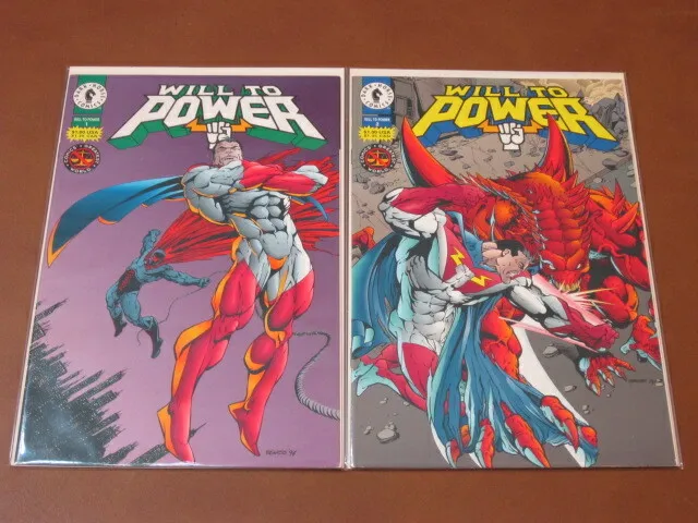 Will To Power # 1 - 8 Vf-Nm Complete Run Dark Horse Comics Govt Superhero 1994 3