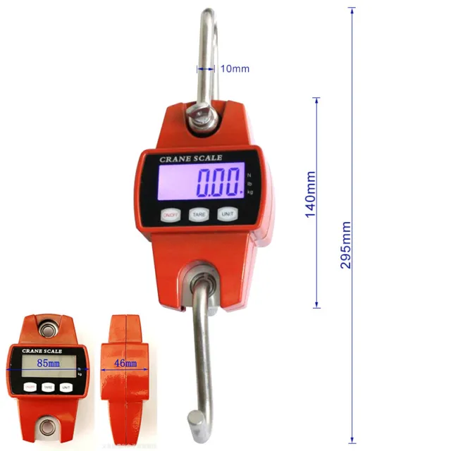Mini Crane LCD Digital Electronic Hook Hanging Scales Loop Weighing Balance 2