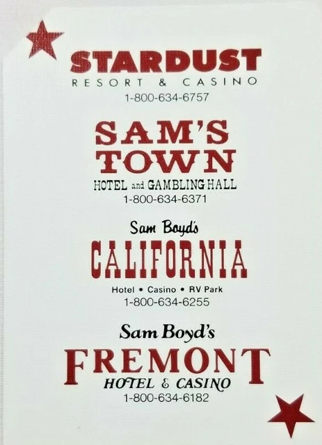 Vintage Stardust Resort & Casino Playing Cards - Corner Clipped - Retired
