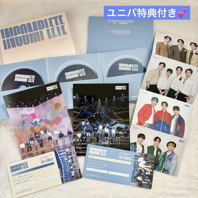 SEVENTEEN INCOMPLETE BLURAY DVD Fansite Bonus with Ticket