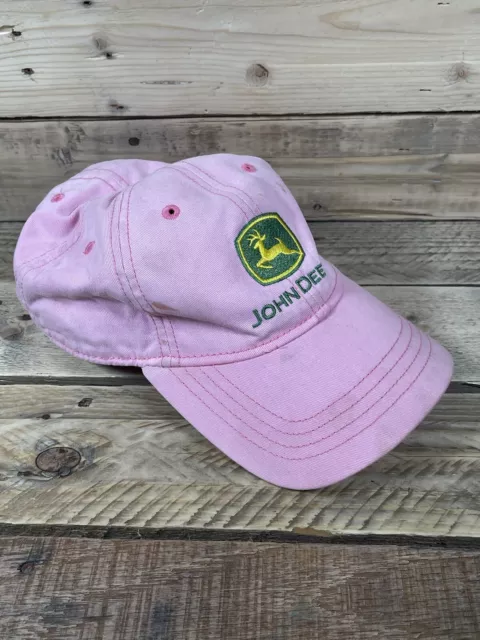 JOHN DEERE Farming Ball Cap Owners Edition Pink Adjustable Farm