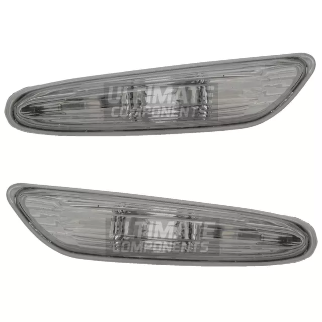 Side Wing Indicator Lights Repeaters BMW X1 E84 2009-2012 With Clear Lens 1 Pair