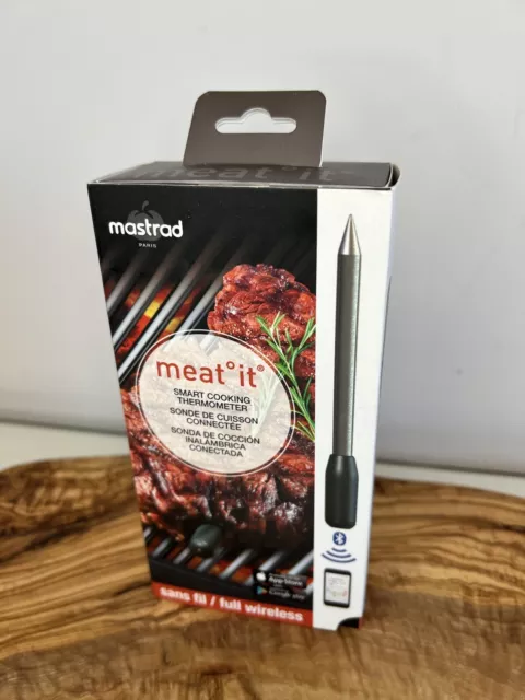 Meat Thermometer Meat It Bluetooth Wireless Grill and BBQ Cooking Sensor Mastrad