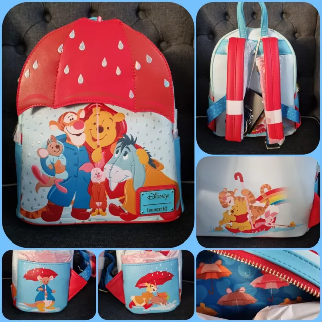 Loungefly ❤ Winnie Puuh & Friends Rainy Day Backpack ❤ Rucksack ❤  RAR