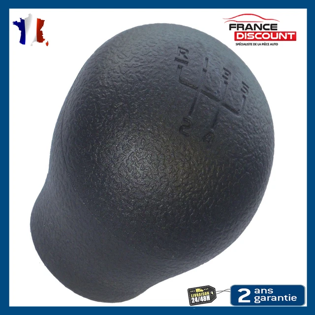 Pommeau De Levier De Vitesses 5 Vitesses Pour Renault Clio 3, Kangoo, Mégane, Scénic 2 - Noir