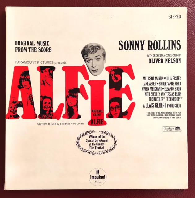 LP - SONNY ROLLINS - ALFIE - Impulse AS-9111 US 1966