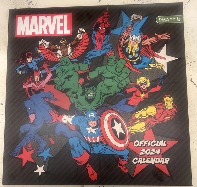 TWO X 2024 Calendar Diary Marvel Studios Superhero Official Products £9
