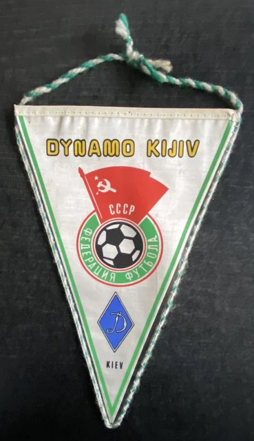 Fanion Vintage Dynamo Kiev - Années 1990/2000 - Club Ukrainien - Collection Foot