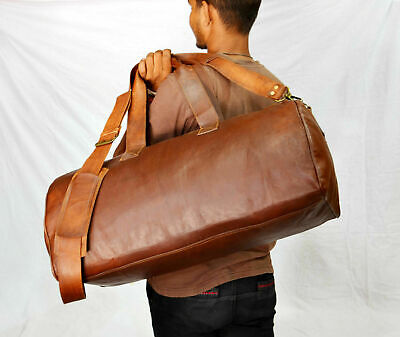 24nd Overnight Bag Sac de voyage en cuir véritable pour hommes 