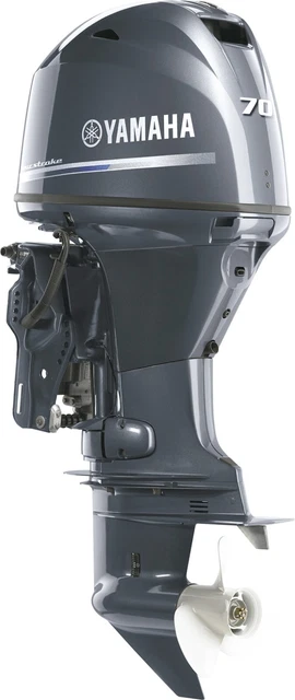Yamaha 70HP  Outboard Motor Mfg. 06/22 REMOTE CONTROL, LONG(20")SHAFT, 4 STROKE