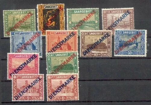 Saar 1-11 Lot Ou Valeurs Uniques MNH Neuf (M0084