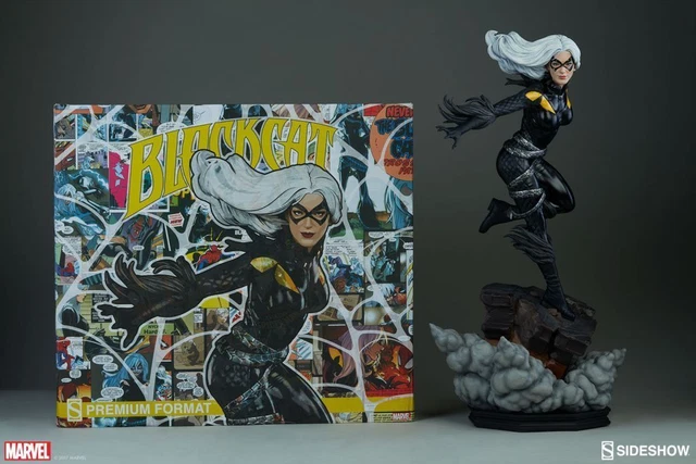 SPIDERMAN Statue Black Cat Comiquette Sideshow j.scott campbell