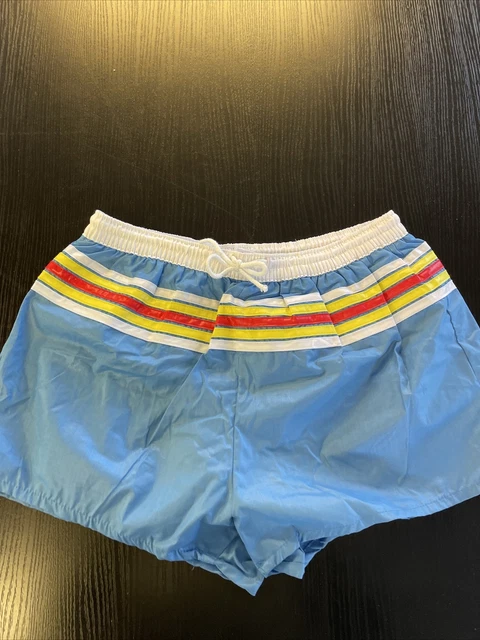 Vintage 1980’s Poly Cotton Pegasus Swimming Shorts size XL Gay interest (J)