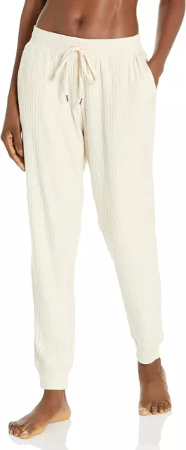 PJ SALVAGE Loungewear Tropical Tramway Pant, Oatmeal, Size M $78.00