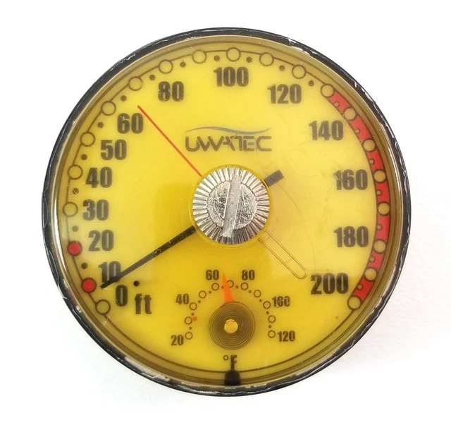 UWATEC / SCUBAPRO 200' Depth Gauge Puck Module Scuba Dive + Max 5722 ...