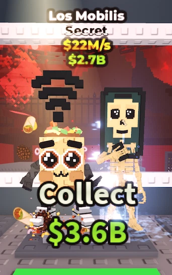 Code Roblox 'Los Mobilis - 22M/s - Steal A Brainrot' - Livraison Rapide