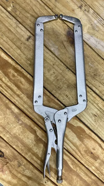 18" Locking C Clamp With Regular Tips Welding Locking Pliers Clamps Tools