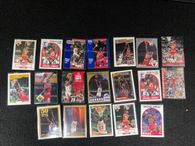 Michael Jordan 19 Card Lot - Chicago Bulls