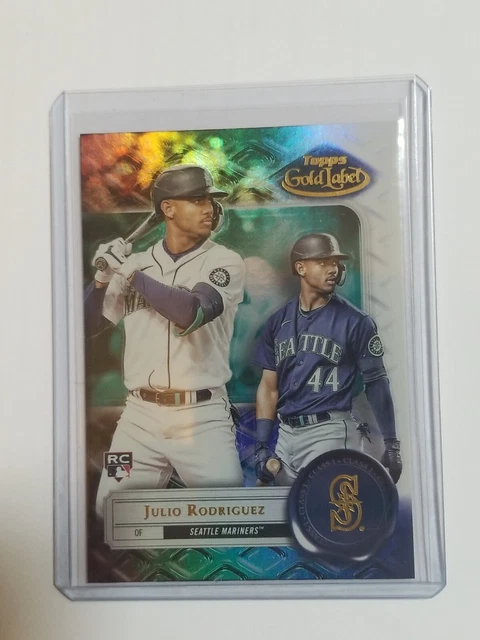 2022 Topps Gold Label JULIO RODRIGUEZ RC #4 Class 1 Rookie Mariners 🔥